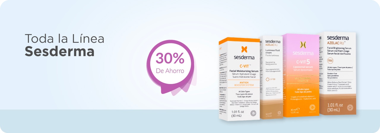 Sesderma 30% de ahorro