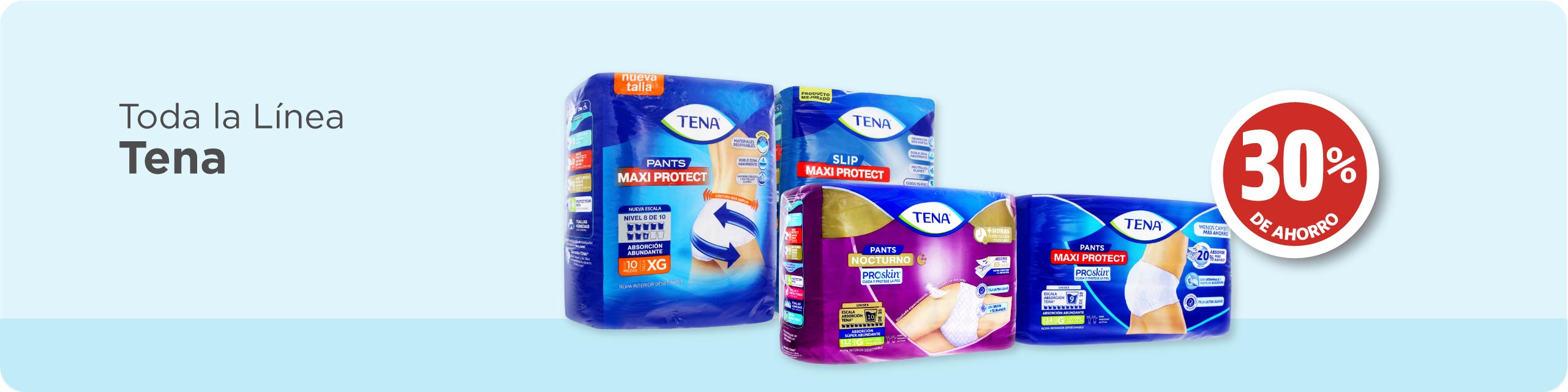 Tena 30% de ahorro