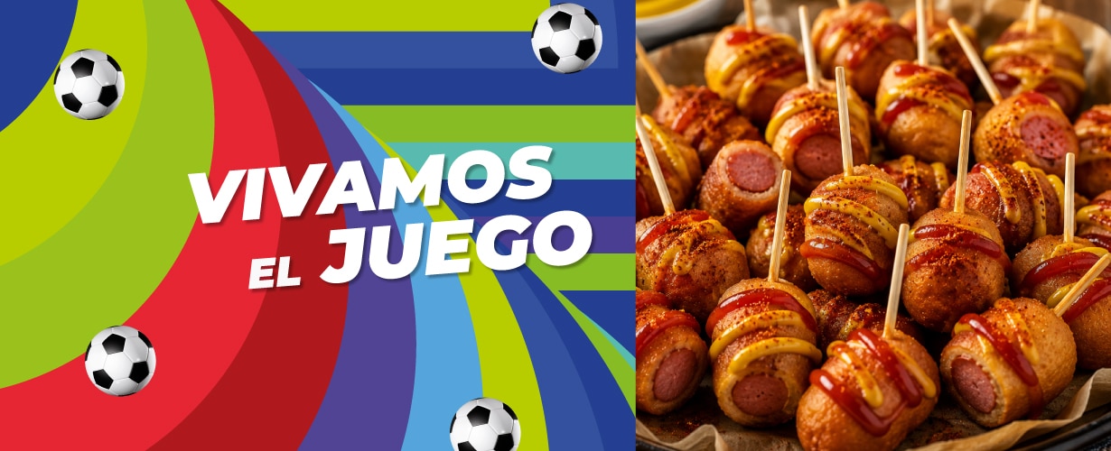 Banderillas&nbsp;mini&nbsp;fritas con&nbsp;aderezos