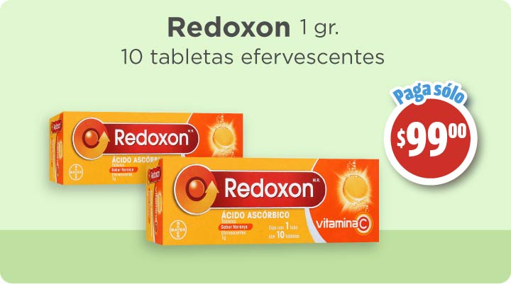 Redoxon paga solo $99 pesos