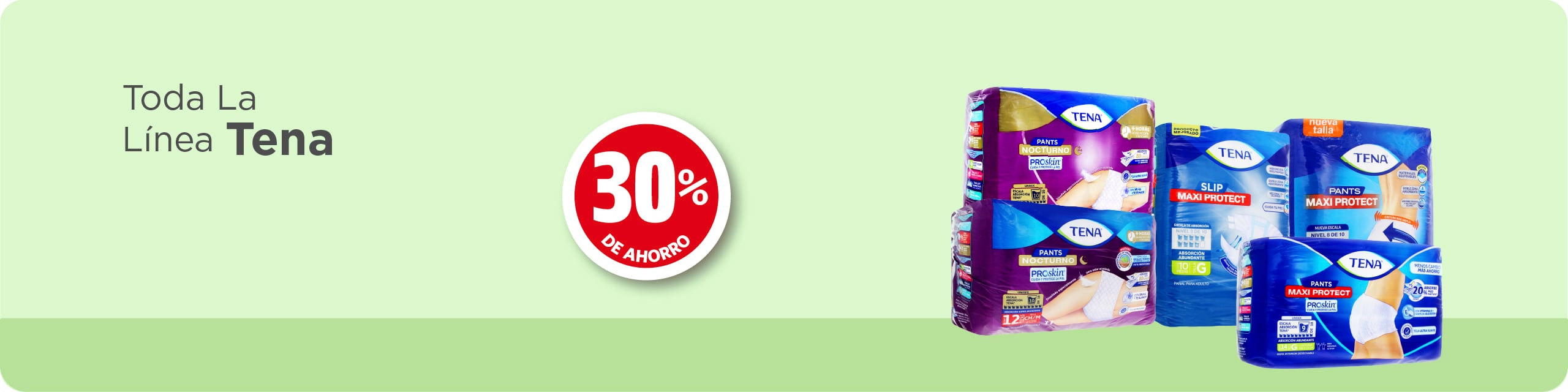 Tena 30% de ahorro