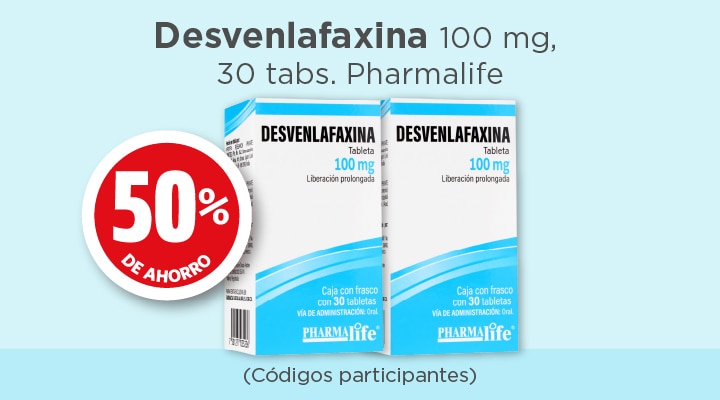 Desvenlafaxina 50% de ahorro