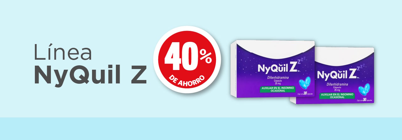 Nyquil Z 40% de ahorro