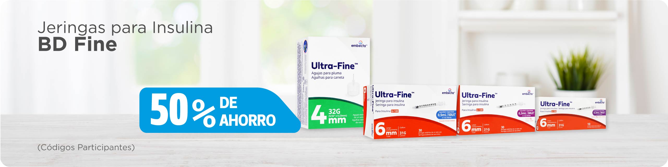BD Fine 50% de ahorro
