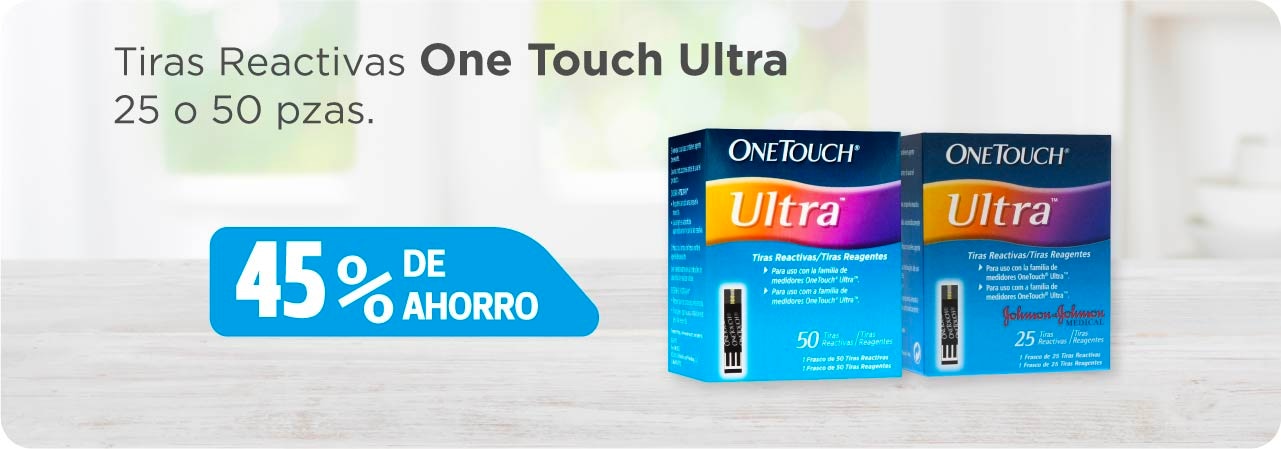 One Touch Ultra 45% de ahorro