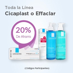 Toda la linea Cicaplast o Effaclar cn 20% de ahorro